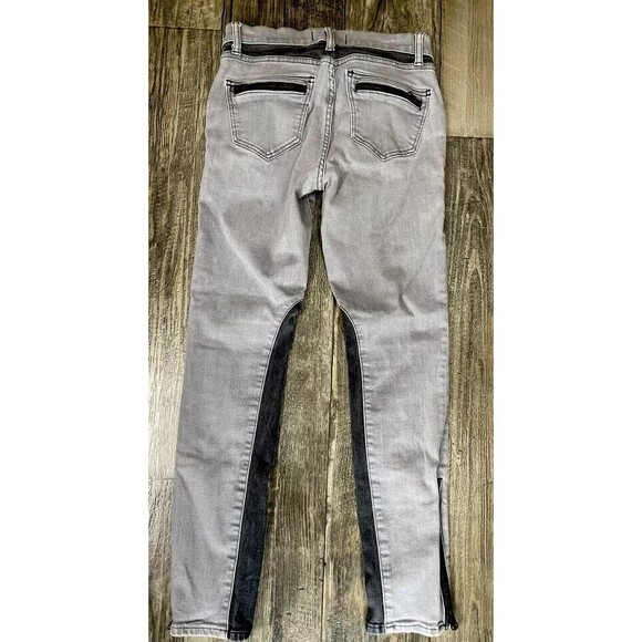 Madewell Mid Rise Skinny Light Wash Jeans Size 26 with Zippered Pockets - Picture 2 of 5